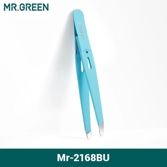 MR.GREEN Eyebrow Tweezer Slanted Stainless Steel Precision Tool