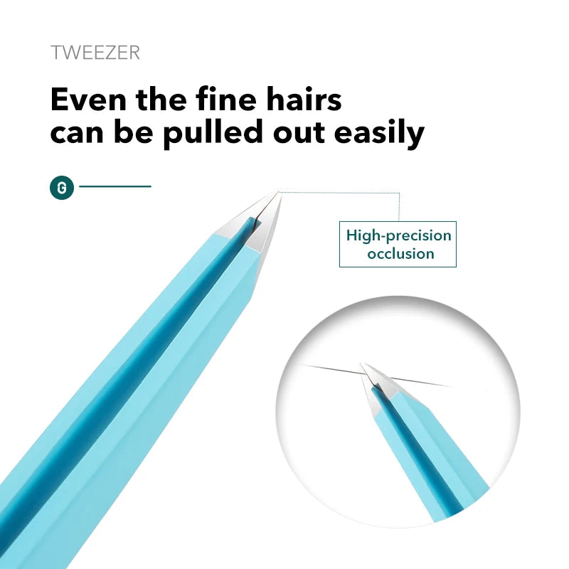 MR.GREEN Eyebrow Tweezer Slanted Stainless Steel Precision Tool
