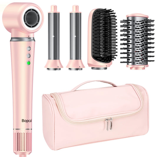 LYSMOSKI Hot Air Hair Dryer Curl Volumize Straighten Styler