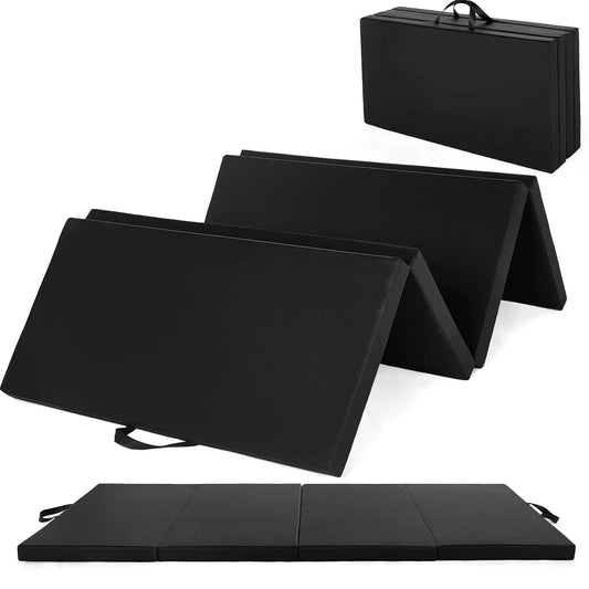 HiMISS Portable Folding Gymnastics Mat for Home Workouts