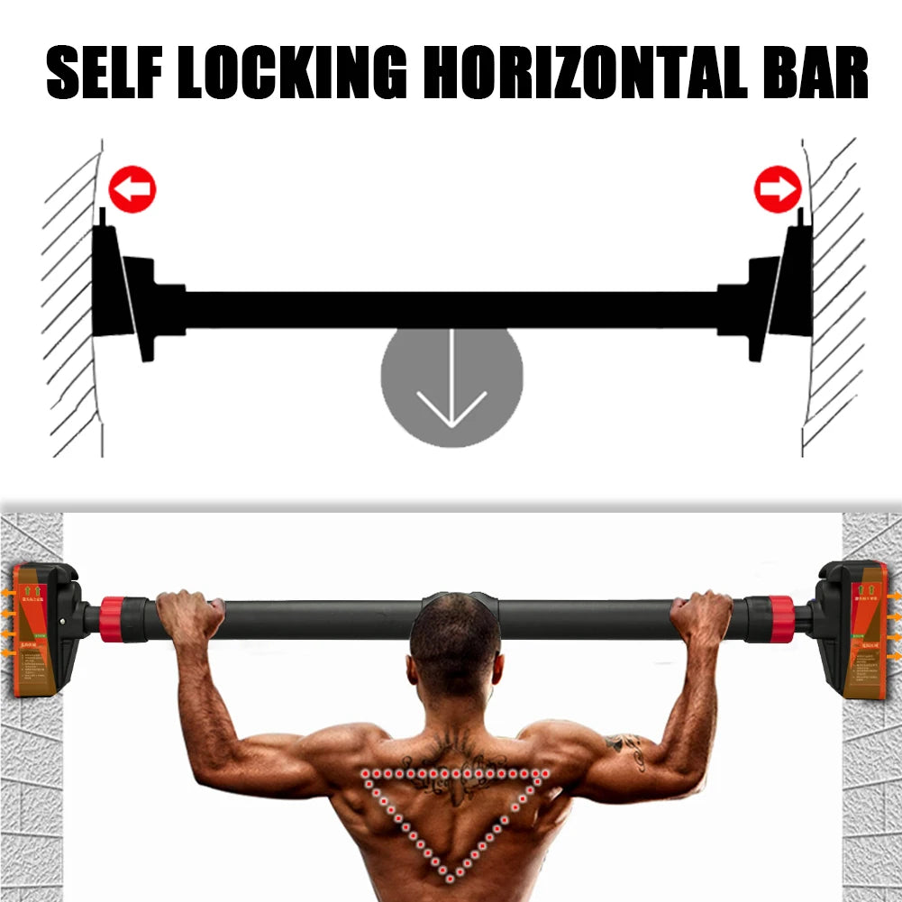 Twister.CK Doorway Pull-Up Bar With Level Gauge Solid Steel Construction