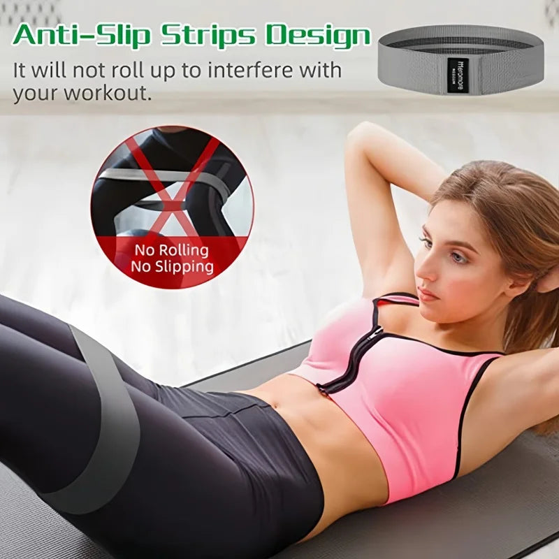 Three Resistance Bands Set For Booty Hip Thigh Workouts