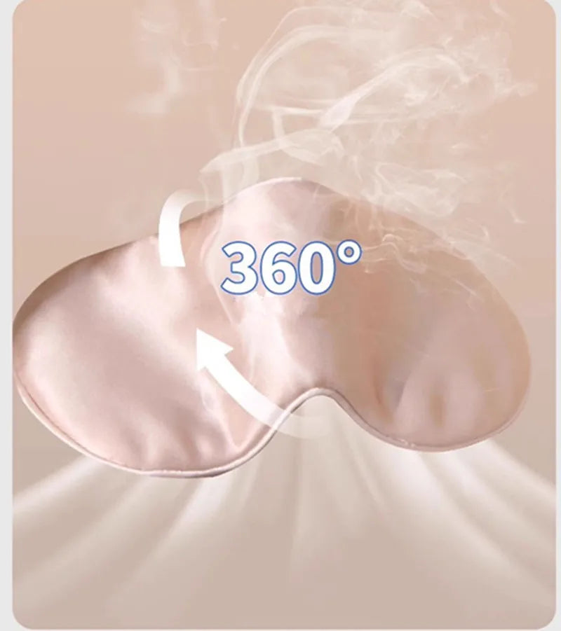 Double-Sided Silk Sleep Mask Light Blocking Travel Eye Mask