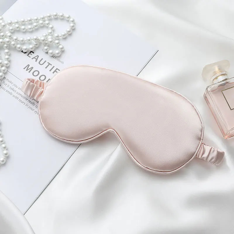 Double-Sided Silk Sleep Mask Light Blocking Travel Eye Mask