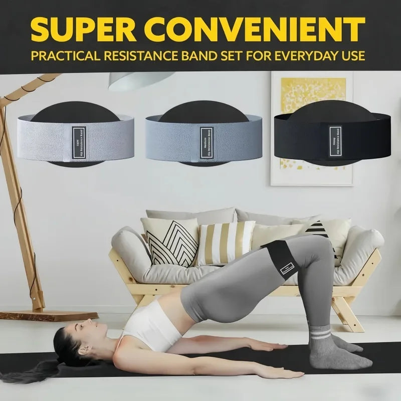 Three Resistance Bands Set For Booty Hip Thigh Workouts
