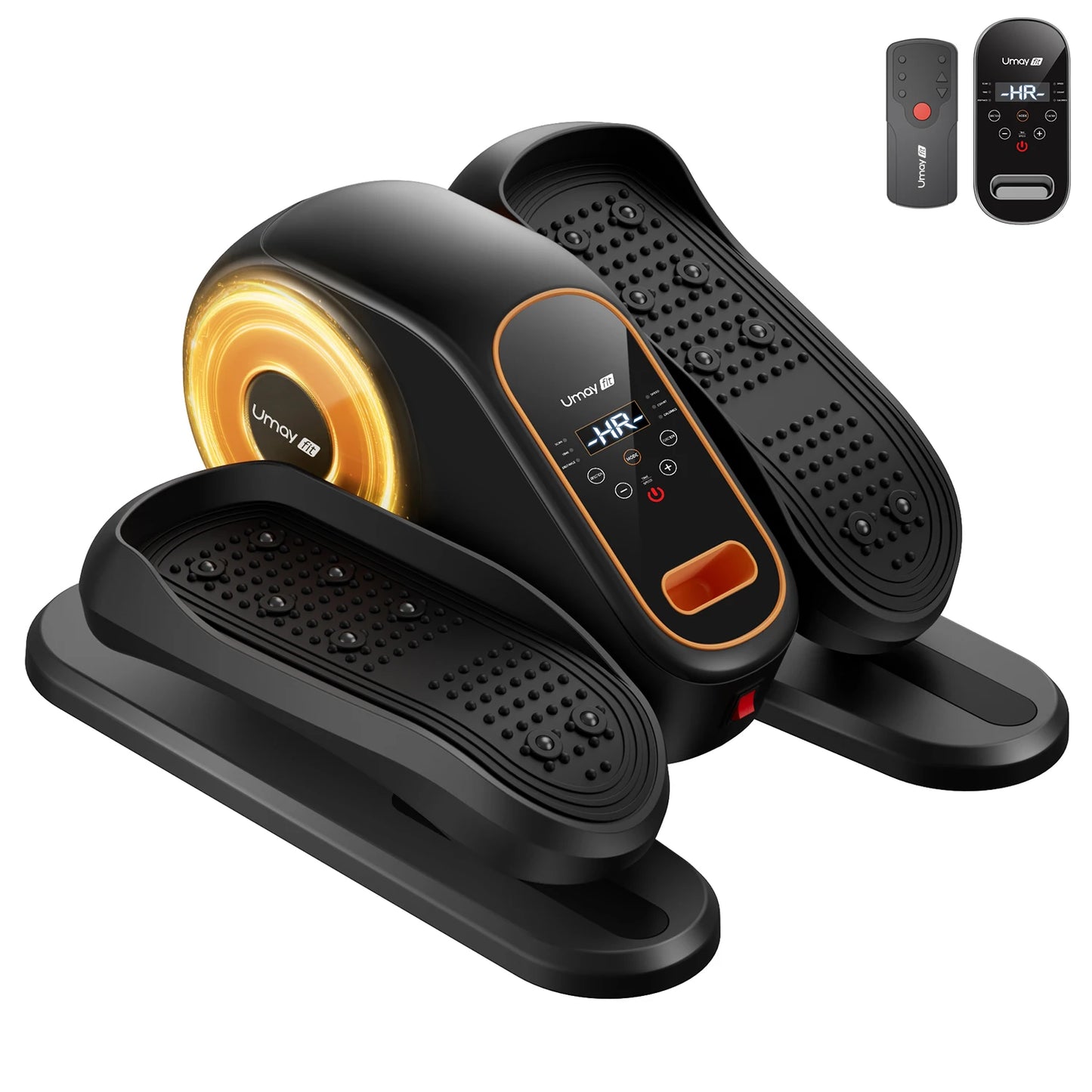UMAY Compact Under Desk Electric Elliptical Machine With 12 Speed