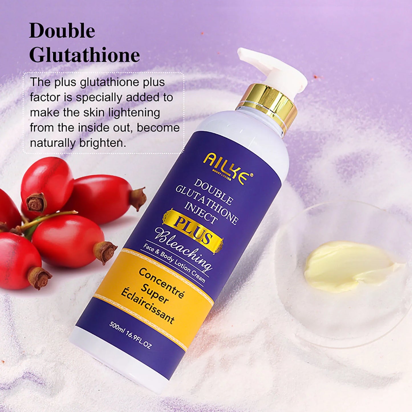 AILKE Body Milk Brightening and Whitening for All Skin Types