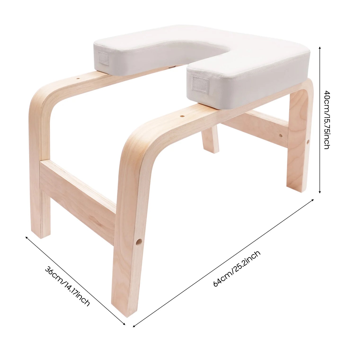 Wood Yoga Headstand Bench Inversion Chair For Fatigue Relief