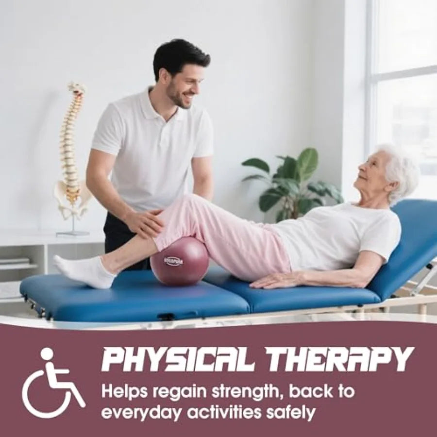 Mini Anti Burst Exercise Ball For Stretching Core Strength Physical Therapy