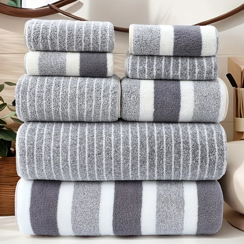 Eight-Piece Towel Set For Spa Gym Hotel Outdoor Fast-Drying