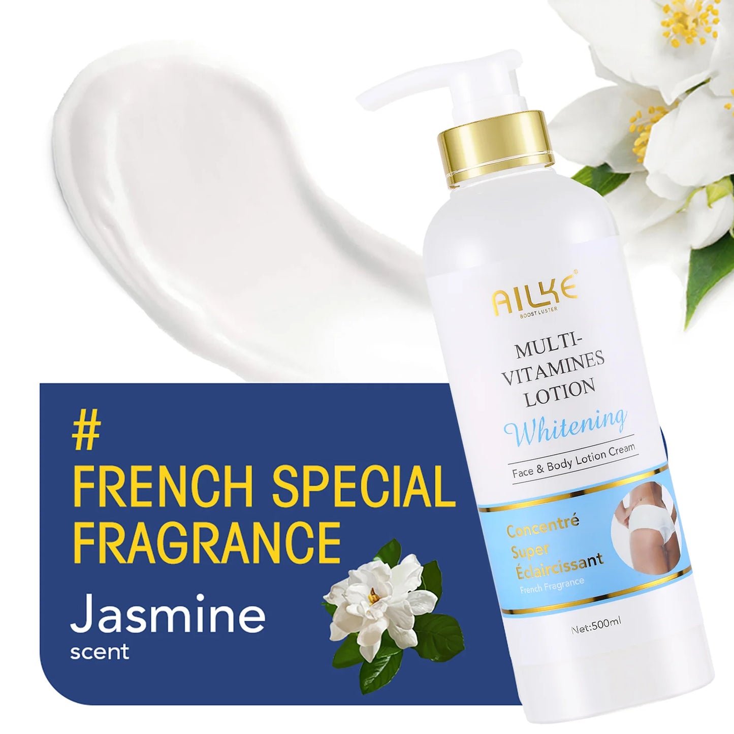 AILKE Brightening Body Lotion for Dark Spots and Whitening