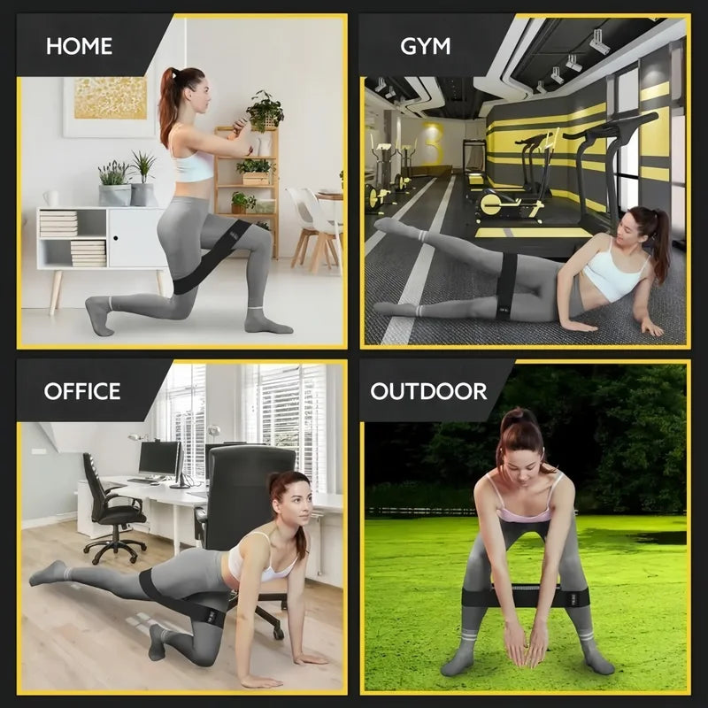Three Resistance Bands Set For Booty Hip Thigh Workouts