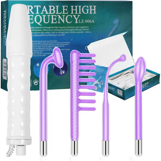 Portable Four-in-One Facial Care Kit High Frequency Massager