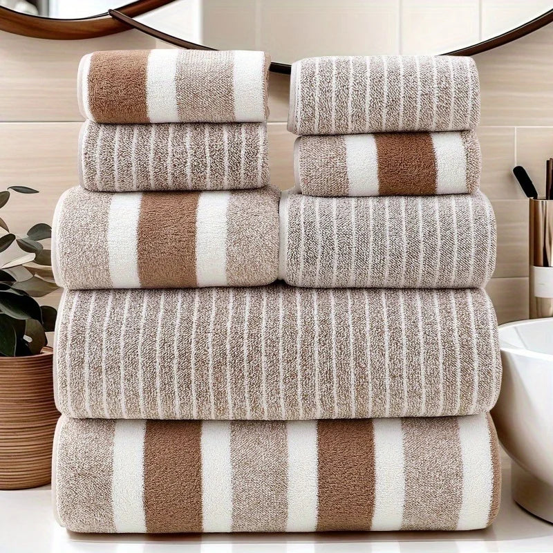 Eight-Piece Towel Set For Spa Gym Hotel Outdoor Fast-Drying