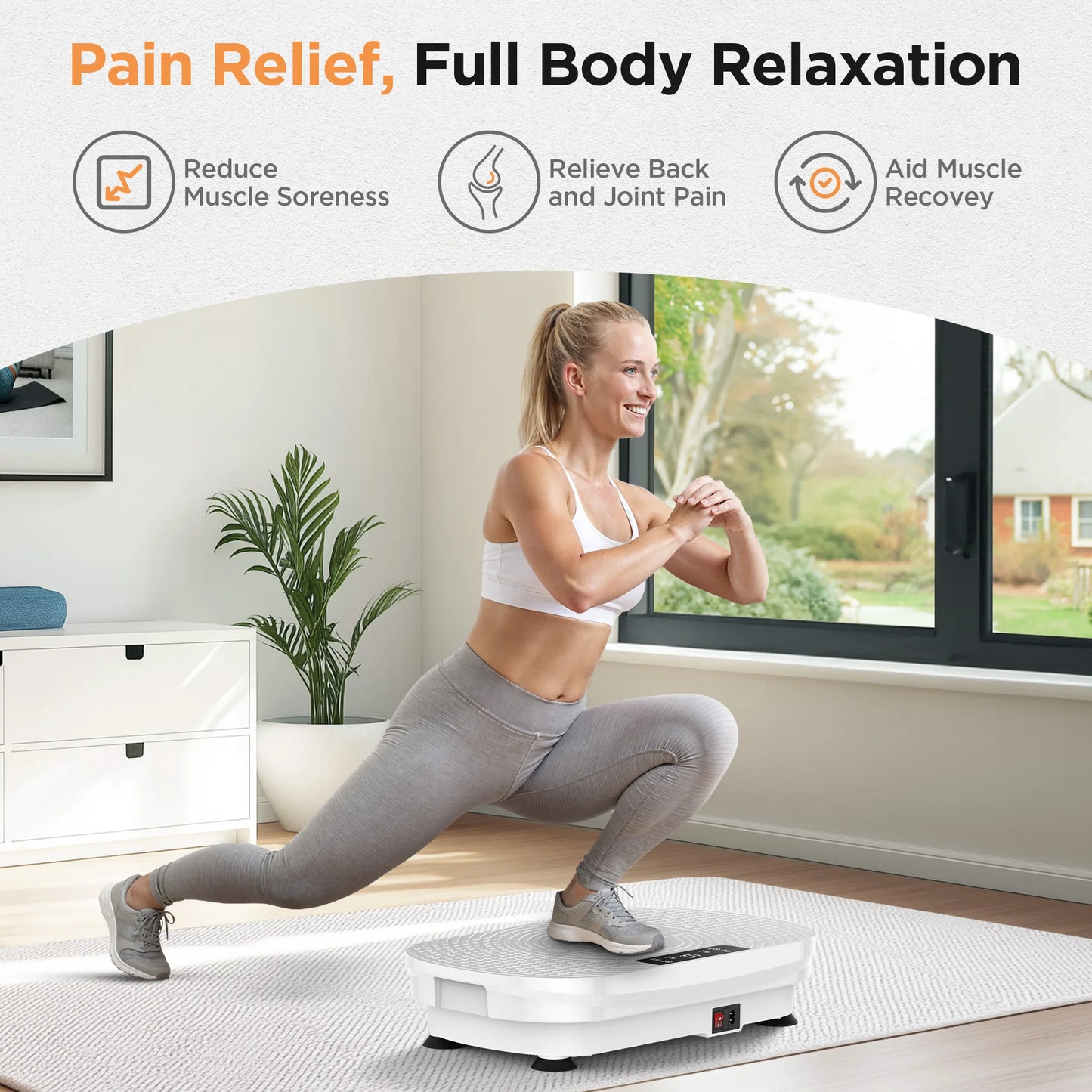 FED Fitness FEIERDUN Vibration Plate For Lymphatic Drainage And Weight Loss