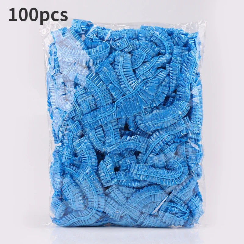 Disposable Shower Cap Hair Cover Waterproof Bath Spa Accessory