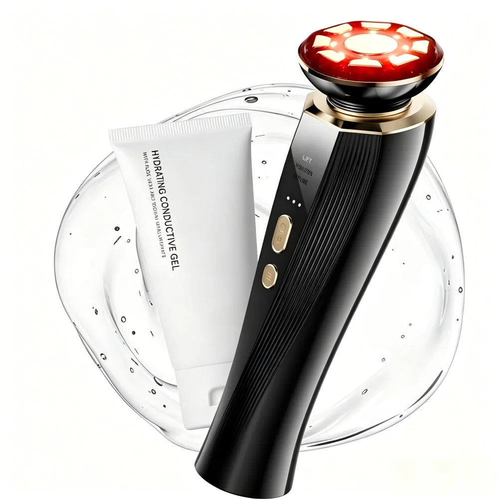 3 In 1 Red Light Facial Device For Neck Tightening