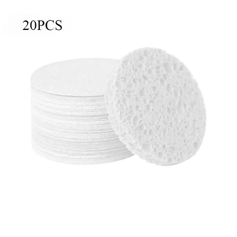 Compressed Facial Sponges 50Pcs Set For Cleansing Makeup Removal Exfoliation