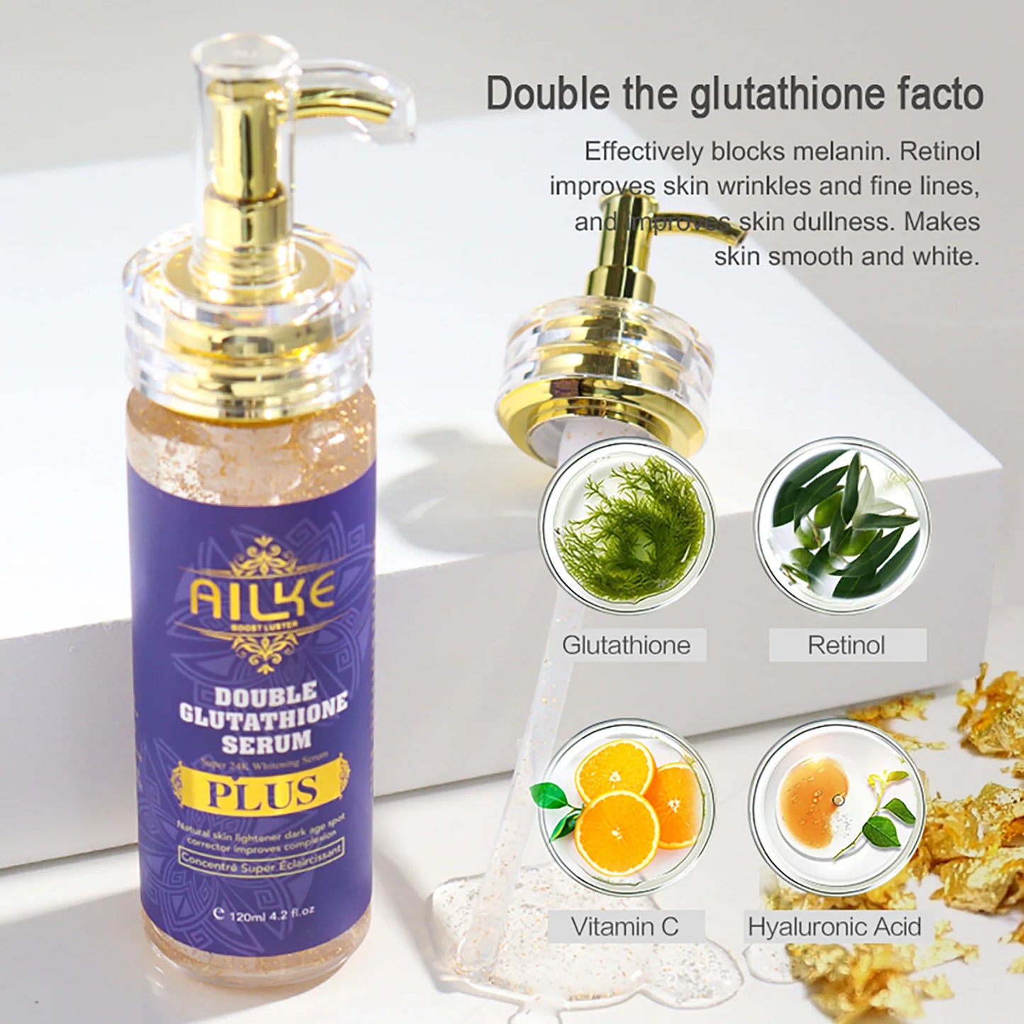 AILKE Body Milk Brightening and Whitening for All Skin Types