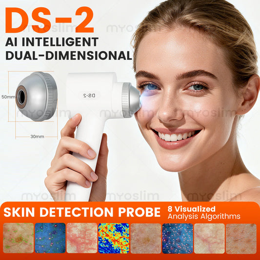 MYOSLIM AI Scalp And Skin Analyzer DS-2 Dual Probe 8MP HD Camera