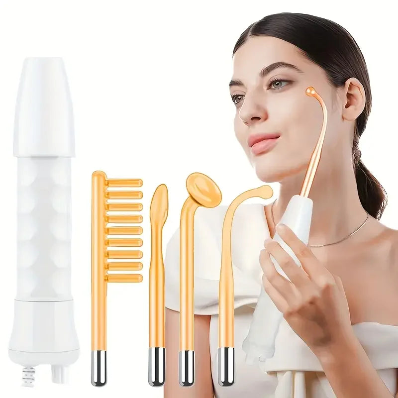 Portable Four-in-One Facial Care Kit High Frequency Massager