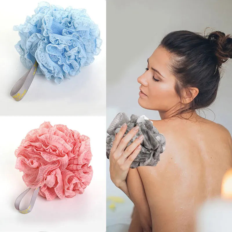 Soft Bath Scrub Mesh Sponge Ball Shower Puff For Bath Accessory