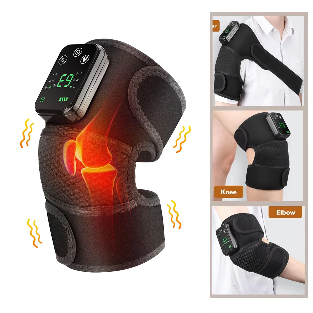 Hailicare Adjustable Heating Shoulder Brace With Vibration Massager
