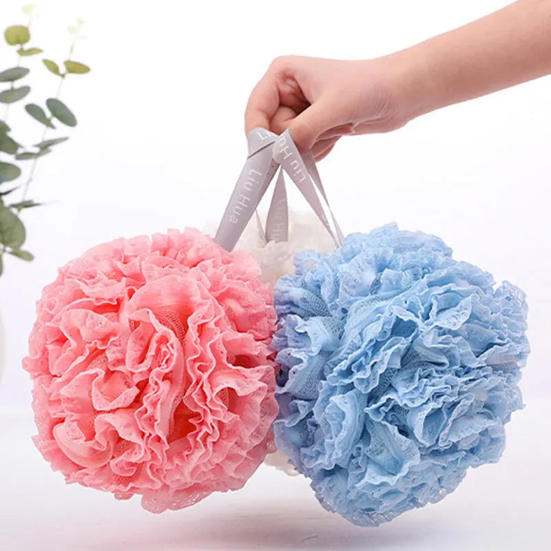 Soft Bath Scrub Mesh Sponge Ball Shower Puff For Bath Accessory