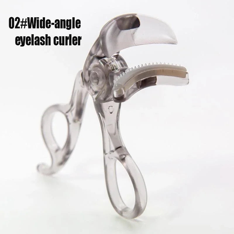 Dual-Type Eyelash Curler With Comb And Wide Partial Clip