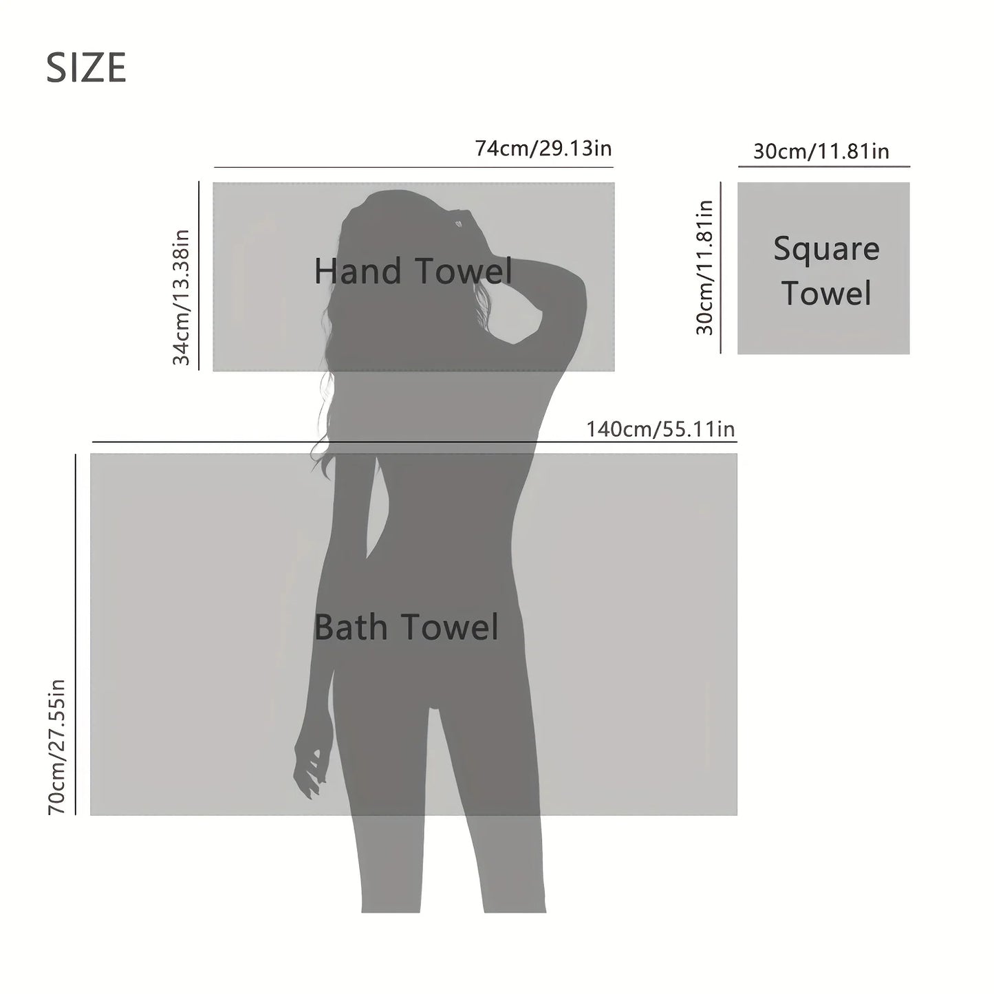 Eight-Piece Towel Set For Spa Gym Hotel Outdoor Fast-Drying