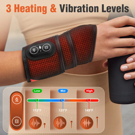 Hailicare 36 LED Beads Red Light Therapy Heating Wrap