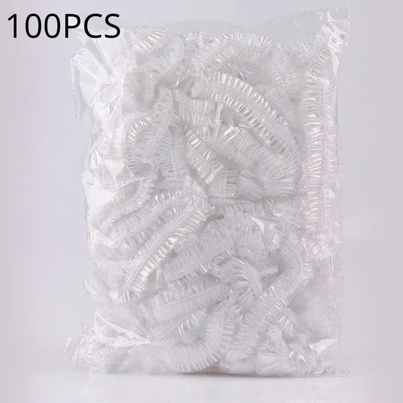 Disposable Shower Cap Hair Cover Waterproof Bath Spa Accessory
