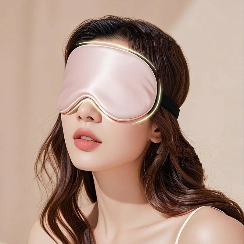 Double-Sided Silk Sleep Mask Light Blocking Travel Eye Mask