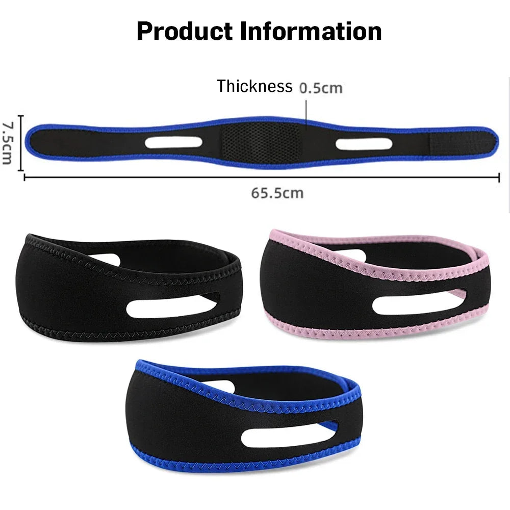 Anti Snore Chin Strap Sleep Aid For Snoring Reduction Comfort