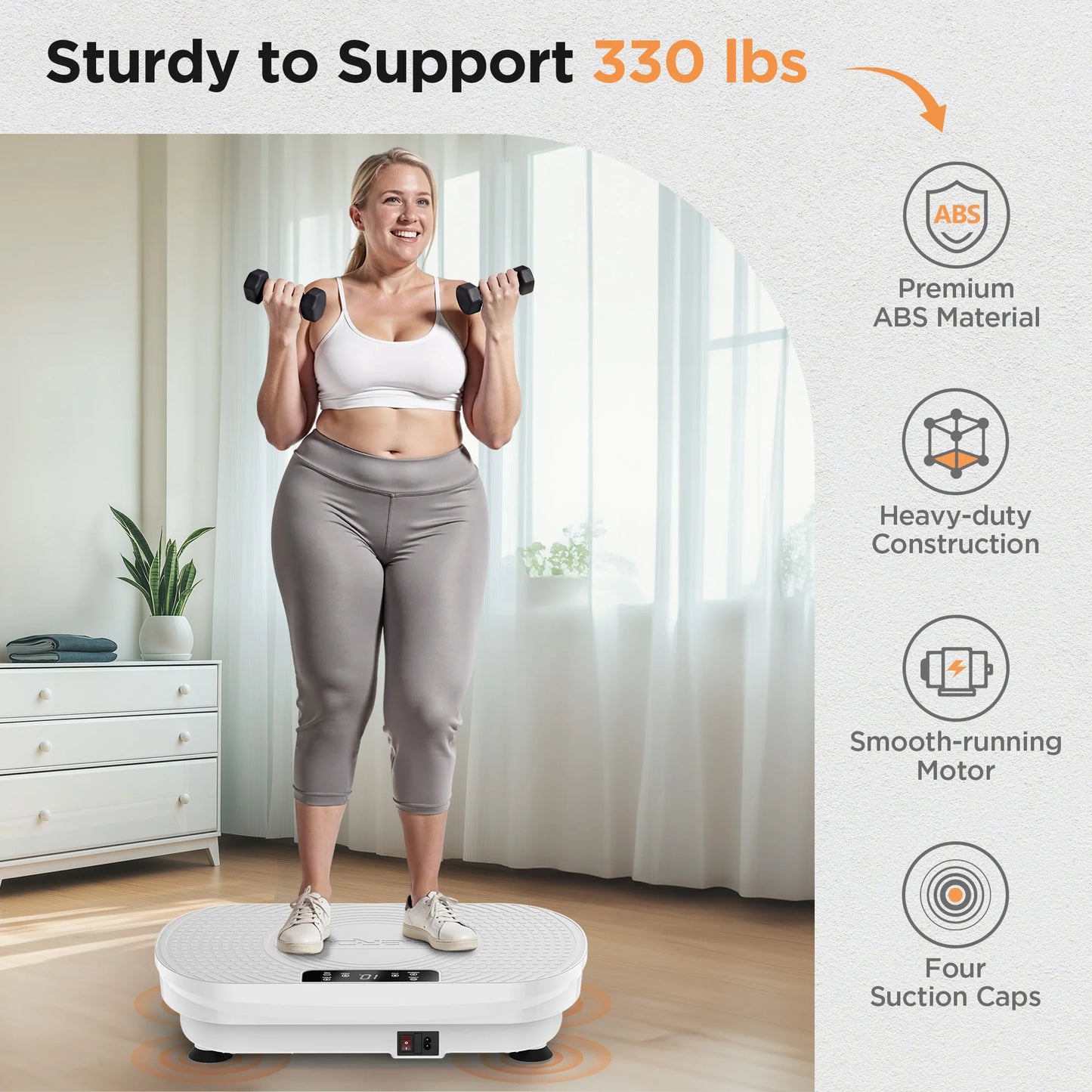 FED Fitness FEIERDUN Vibration Plate For Lymphatic Drainage And Weight Loss