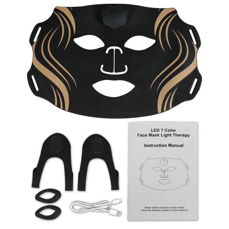 UBilli LED Facial Mask Photon Skin Therapy 7 Modes