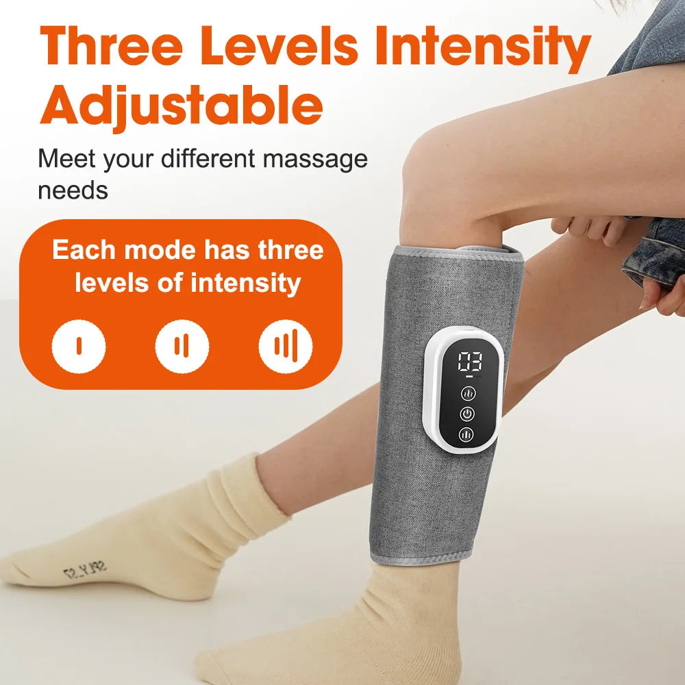 PASTSKY 360 Degree Air Pressure Calf Massager With Heating Wireless