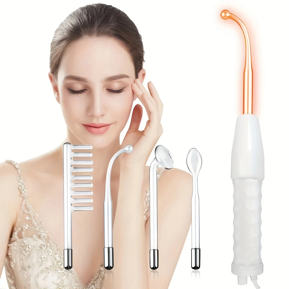 Portable Four-in-One Facial Care Kit High Frequency Massager
