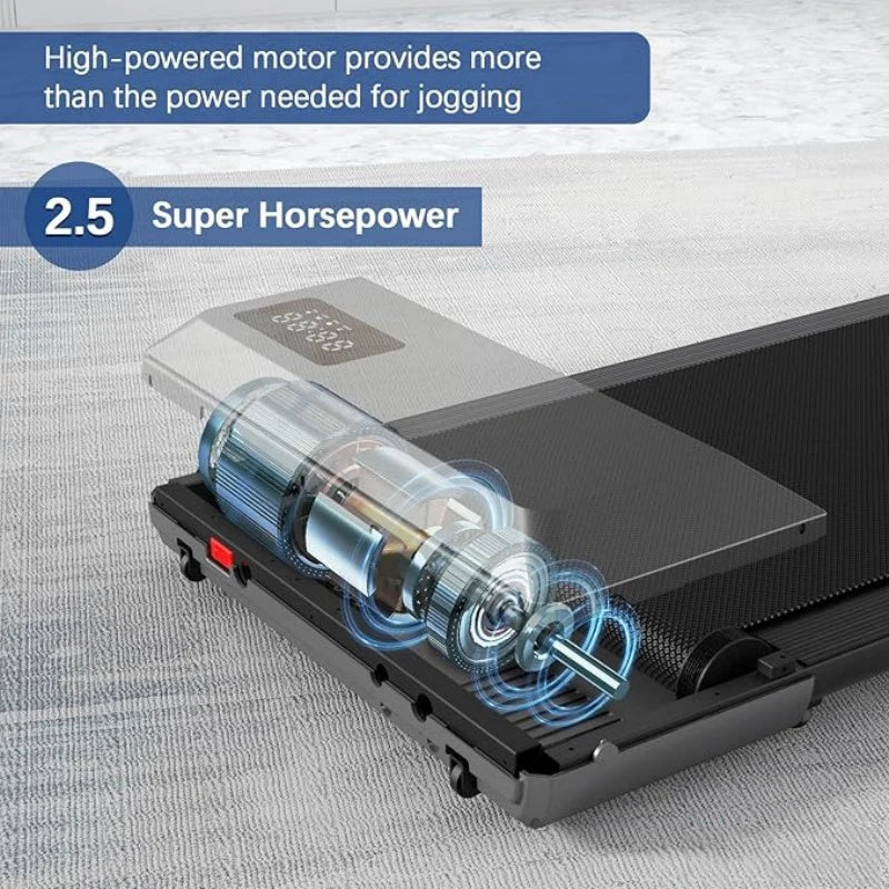 Superun 2in1 Treadmill for Home Fitness Walking Running
