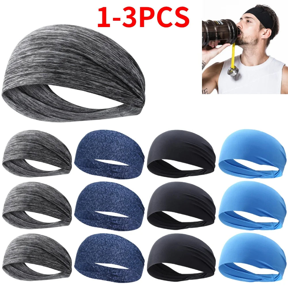APWIKOGER Sports Headbands For Men Women Sweat Wicking Yoga Hairbands