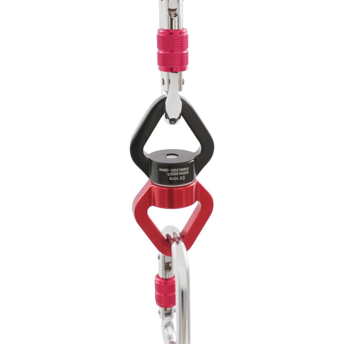 Aerial Hoop Kit With Sling And Carabiners Stainless Steel Ring