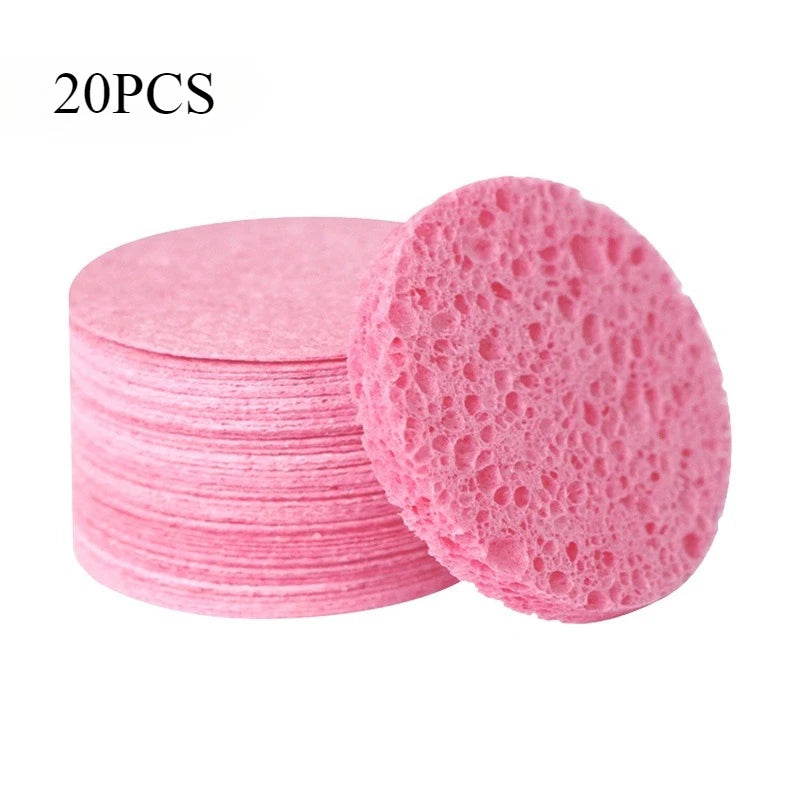 Compressed Facial Sponges 50Pcs Set For Cleansing Makeup Removal Exfoliation