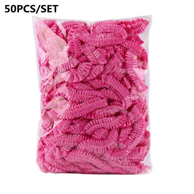 Disposable Shower Cap Hair Cover Waterproof Bath Spa Accessory