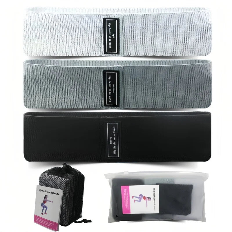 Three Resistance Bands Set For Booty Hip Thigh Workouts