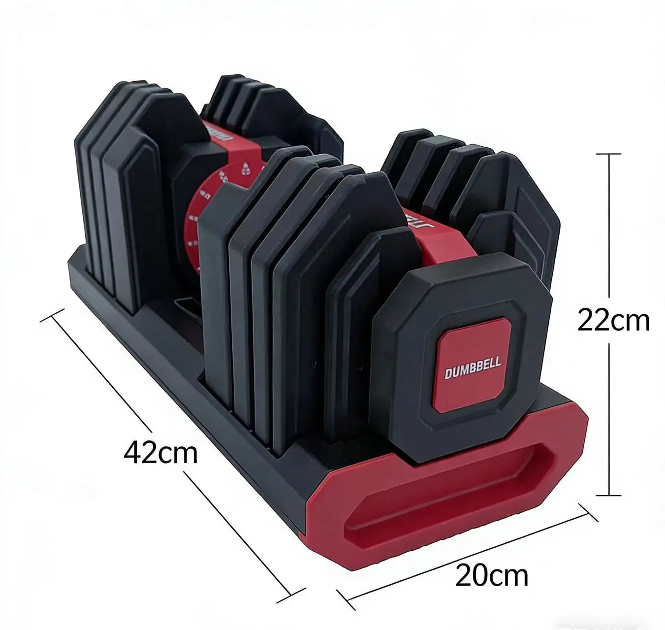 Auto Locking Adjustable Dumbbell For Full Body Workouts