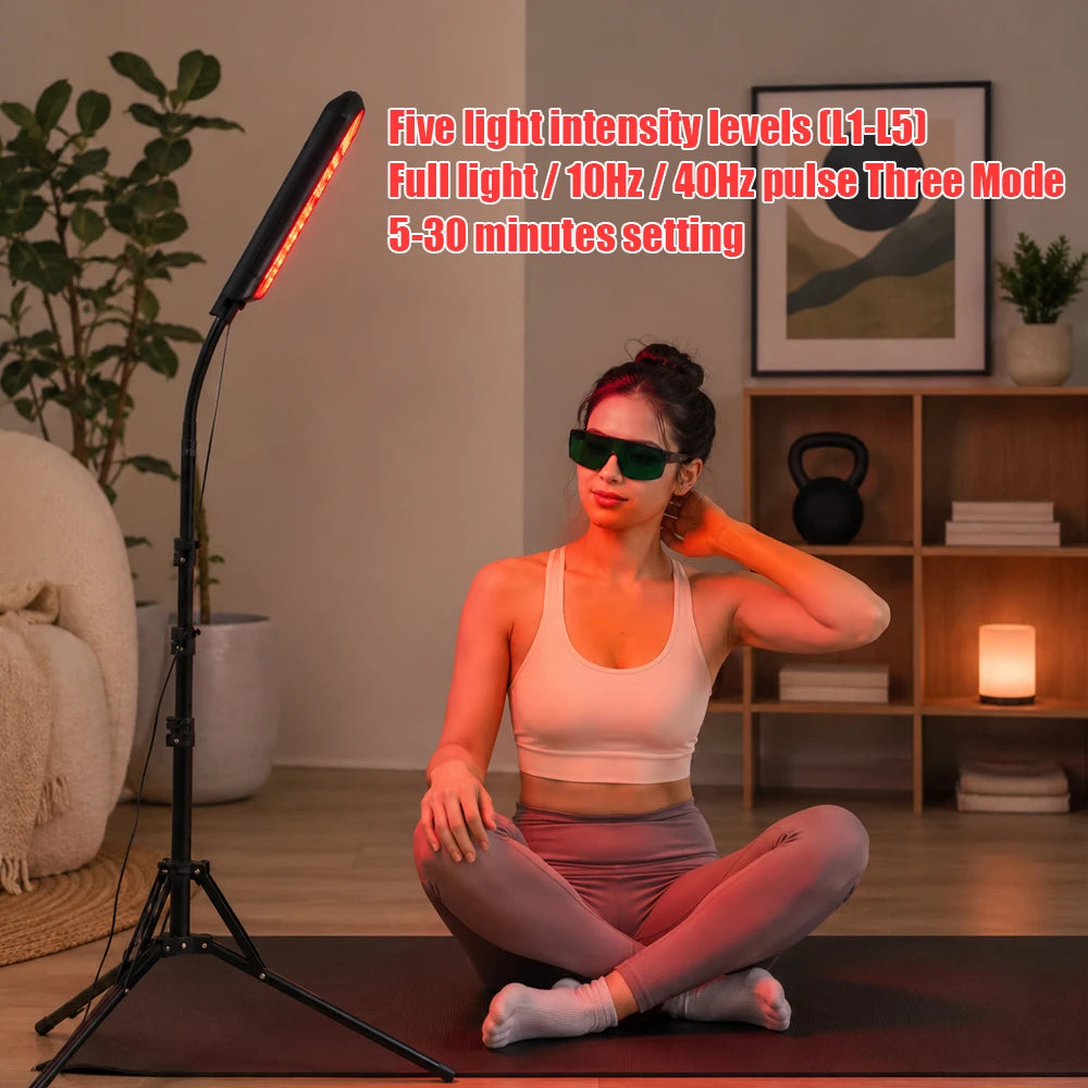 Red Light Therapy Panel 660Nm 850Nm Infrared Adjustable Stand