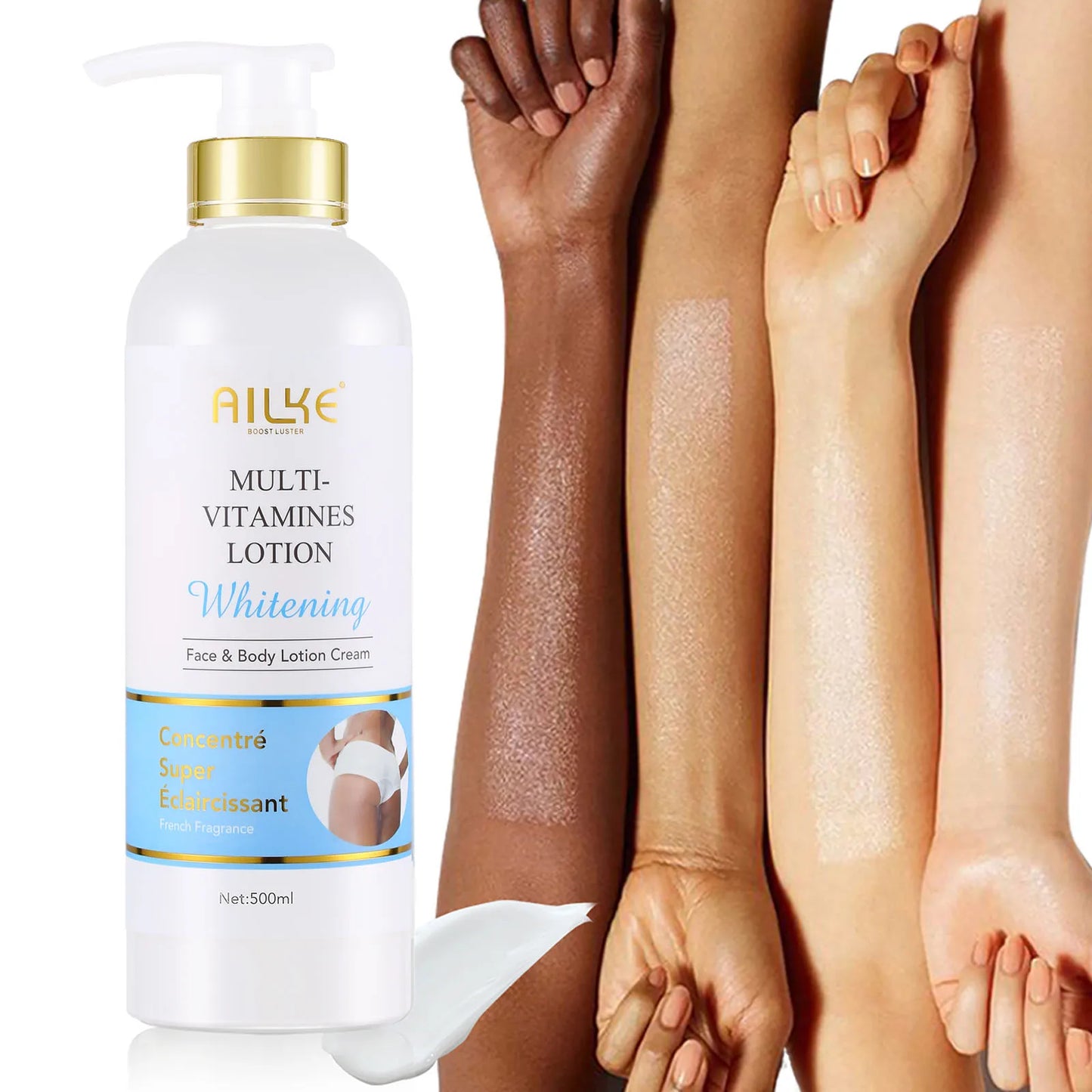 AILKE Brightening Body Lotion for Dark Spots and Whitening