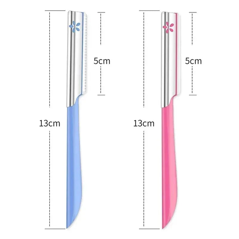 Eyebrow Epilator Set For Women Stainless Steel Trimmer 5 Pieces