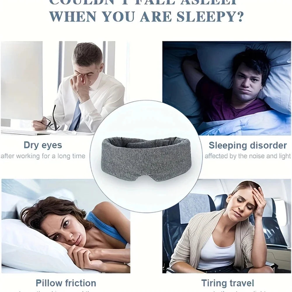 Breathable Sleeping Mask Eye Cover For Light Blocking And Comfort
