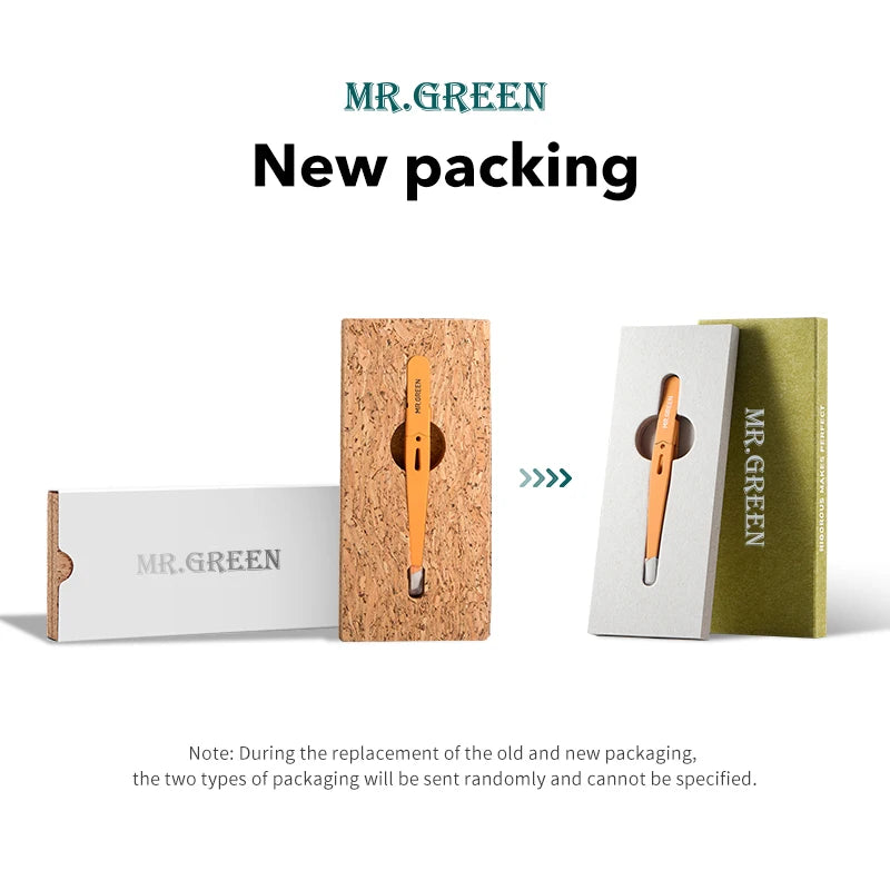 MR.GREEN Eyebrow Tweezer Slanted Stainless Steel Precision Tool